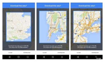 Google Maps, ora anche offline