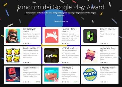 Le app premiate