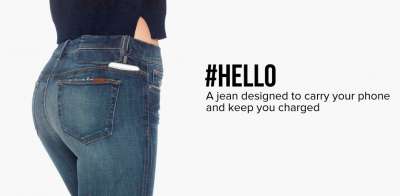 #HELLO il jeans che ricarica l'iPhone