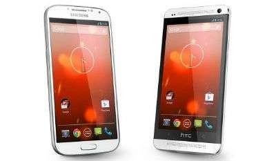 HTC One Galaxy S4 Google Editions