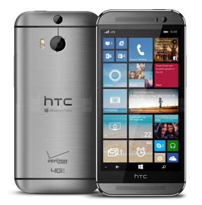 HTC One M8 con Windows Phone 10 (fonte PhoneArena)