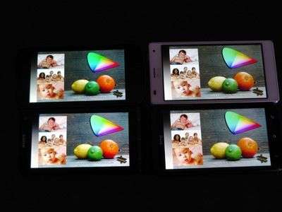 I quattro display a confronto