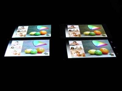 I quattro display a confronto