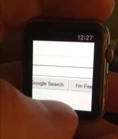 Il mini browser di Apple Watch