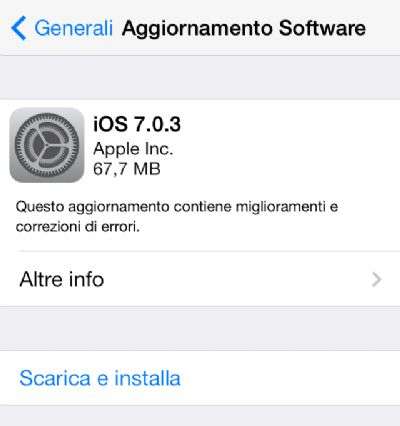 iOS 7.0.3