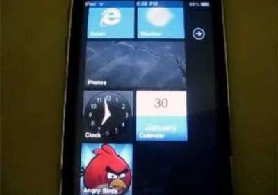 iOS tema WP7