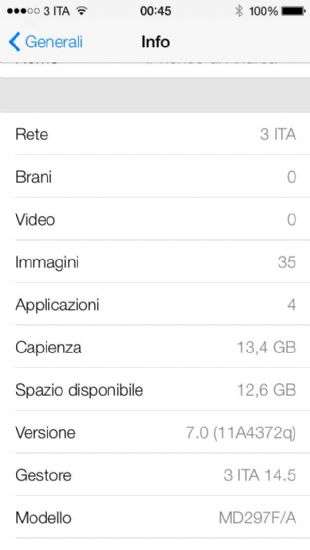 iOS7 beta 