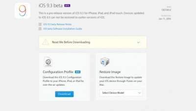 iOS 9.3.1 beta