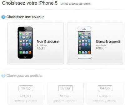 iPhone 5 Francia