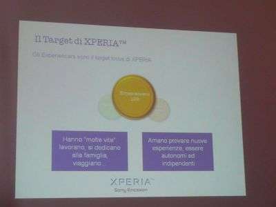 La presentazione di SE Xperia X1 