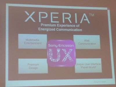 La presentazione di SE Xperia X1 