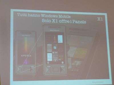 La presentazione di SE Xperia X1 