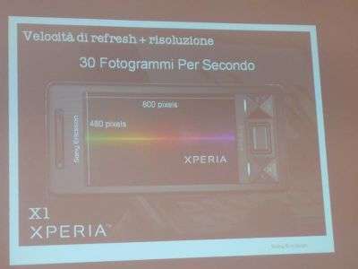 La presentazione di SE Xperia X1 