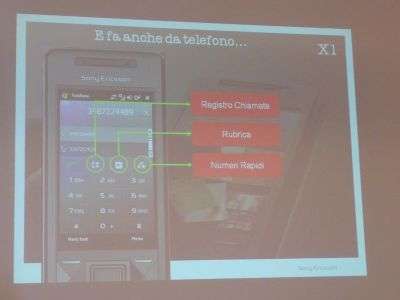 La presentazione di SE Xperia X1 