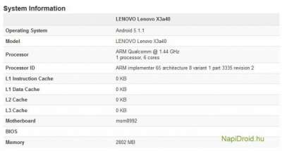 Il test su  Geekbench