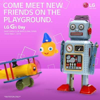 LG G5 Invito per il MWC 2016