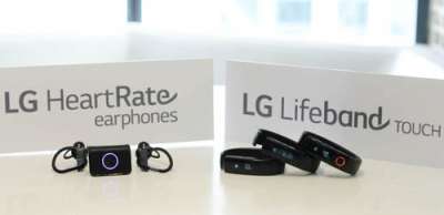 LG Heart Rate e Lifeband Touch