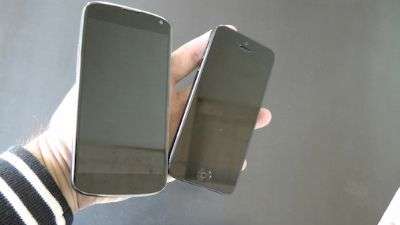 LG Nexus 4 vs iPhone 5