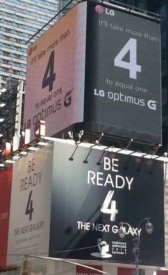 LG Optimus G 4 Times Square