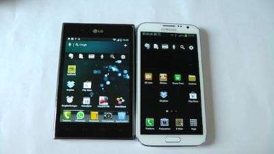 LG Optimus Vu Vs Galaxy Note II