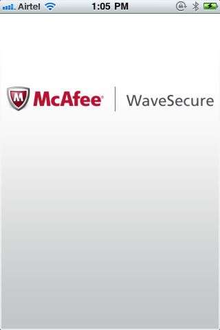 McAfee WaveSecure iOS Edition