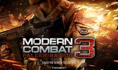 Modern Combat 3 Fallen Nation.