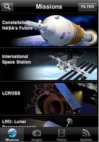 NASA App for iPhone