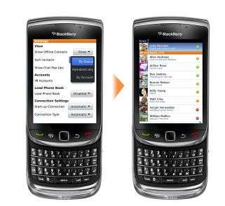 Nimbuzz per BlackBerry