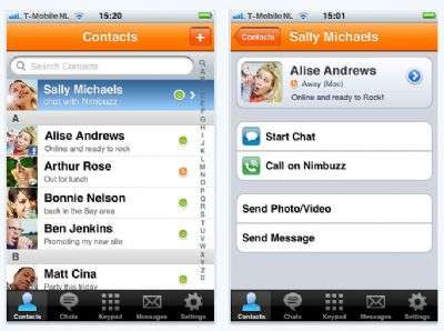 Nimbuzz per iPhone