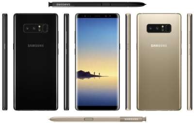 note 8 gold