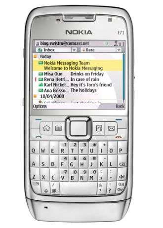 Nokia Messaging su Nokia E71