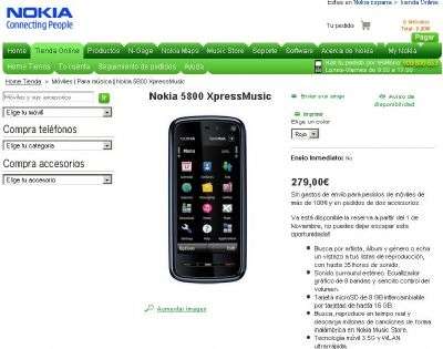 Nokia Online Shop spagnolo