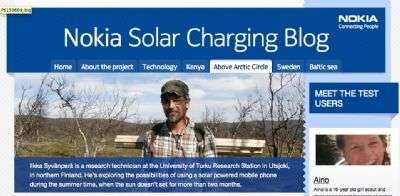 Nokia Solar Charging Project