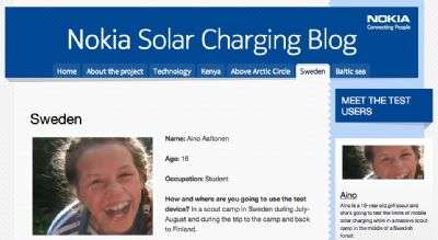 Nokia Solar Charging Project