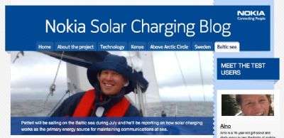 Nokia Solar Charging Project