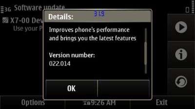 Nokia X7-00 firmware