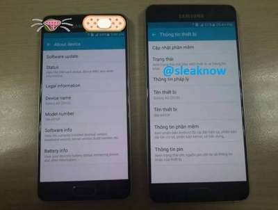 Nuovi Galaxy A3 e A5