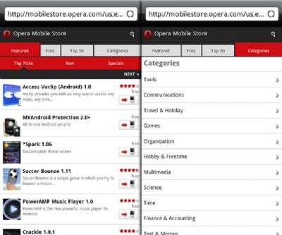Opera Mobile Store