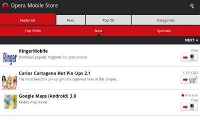 Opera Mobile Store