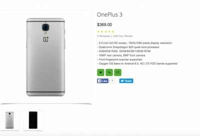 OnePlus 3 su OppoMart