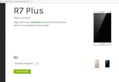 Oppo R7 Plus presto in vendita tramite lo store OppoStyle