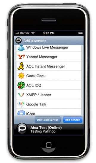 Palringo RMS - Rich Messaging Service