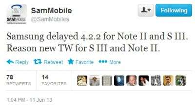 Sammobile tweet