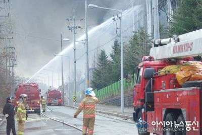 L'incendio allo stabilimento sud coreano