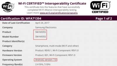 Samsung ricondizionato ottiene WiFi 