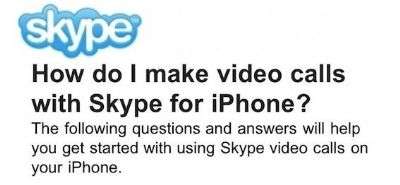 Skype iPhone