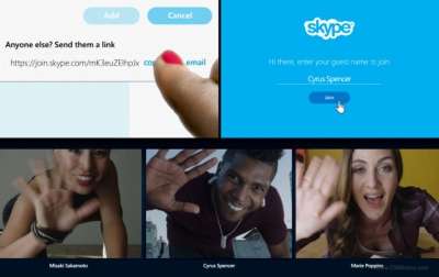 Skype (come mandare un link)