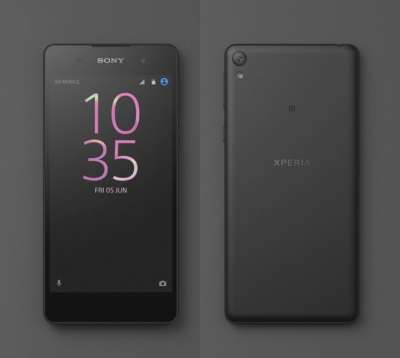 Sony Xperia E5 - rendering