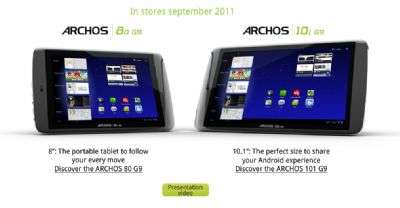 tablet Archos G9