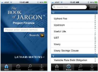 The Book of Project Finance Jargon per iPhone